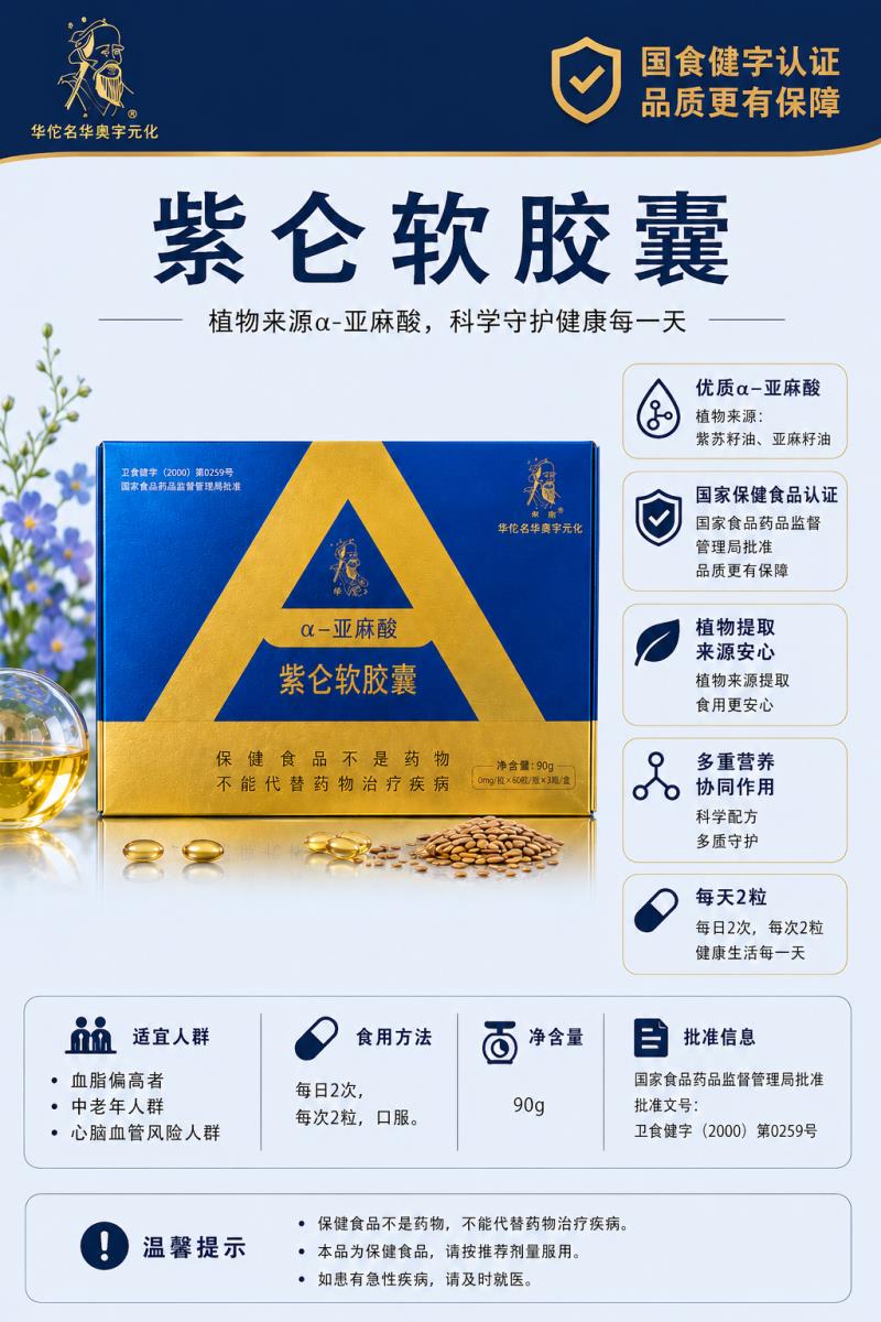 元化亚麻酸产品